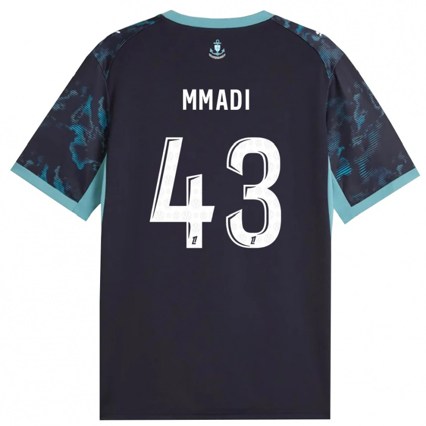 Danxen Homem Camisola Tadjidine Mmadi #43 Turquesa Pálida Branco Preto Alternativa 2026/27 Camisa