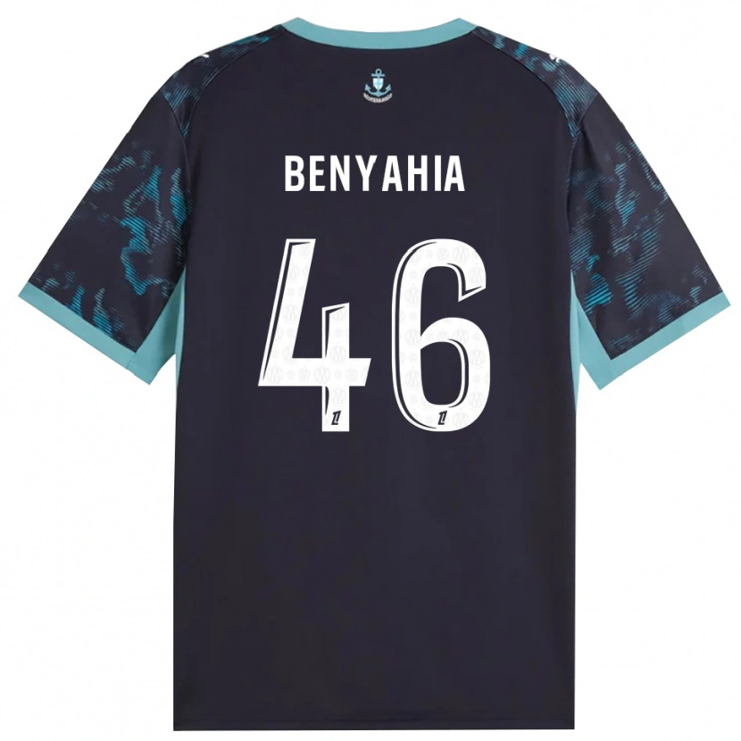 Danxen Homem Camisola Aylan Benyahia-Tani #46 Turquesa Pálida Branco Preto Alternativa 2026/27 Camisa