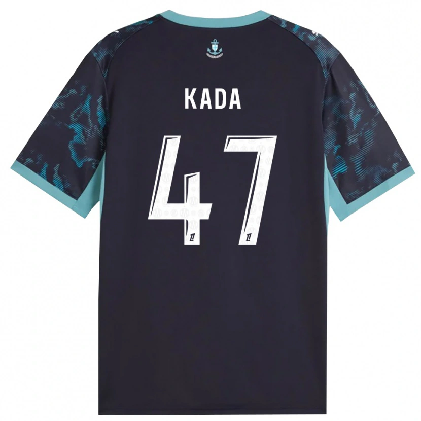Danxen Homem Camisola Joakim Kada #47 Turquesa Pálida Branco Preto Alternativa 2026/27 Camisa