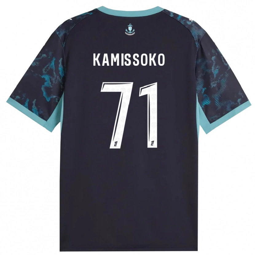 Danxen Homem Camisola Nouhoum Kamissoko #71 Turquesa Pálida Branco Preto Alternativa 2026/27 Camisa