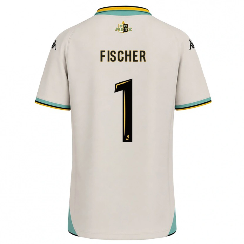 Danxen Homem Camisola Jonathan Fischer #1 Branco Floral Preto Alternativa 2026/27 Camisa