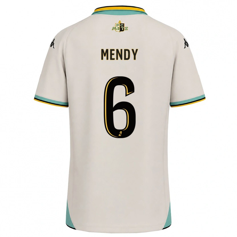 Danxen Homem Camisola Nampalys Mendy #6 Branco Floral Preto Alternativa 2026/27 Camisa