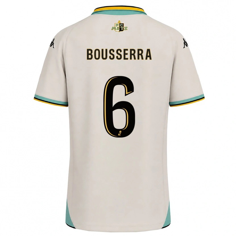 Danxen Homem Camisola Yanis Bousserra #6 Branco Floral Preto Alternativa 2026/27 Camisa