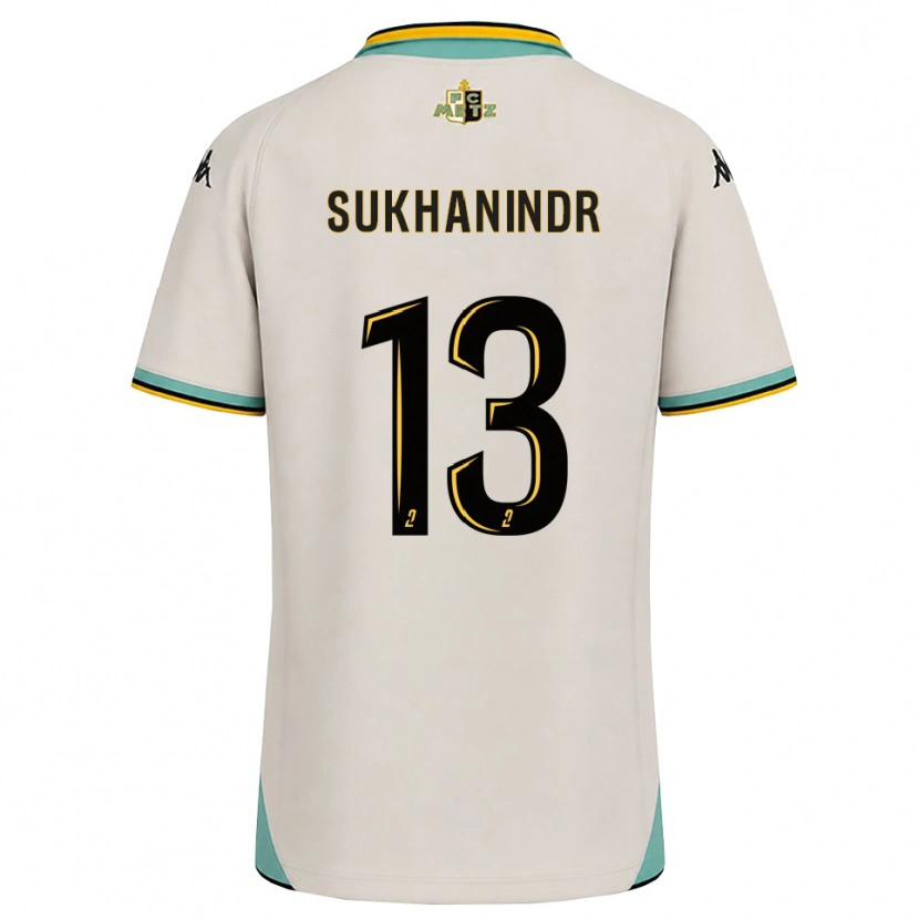 Danxen Homem Camisola Suparith Sukhanindr #13 Branco Floral Preto Alternativa 2026/27 Camisa
