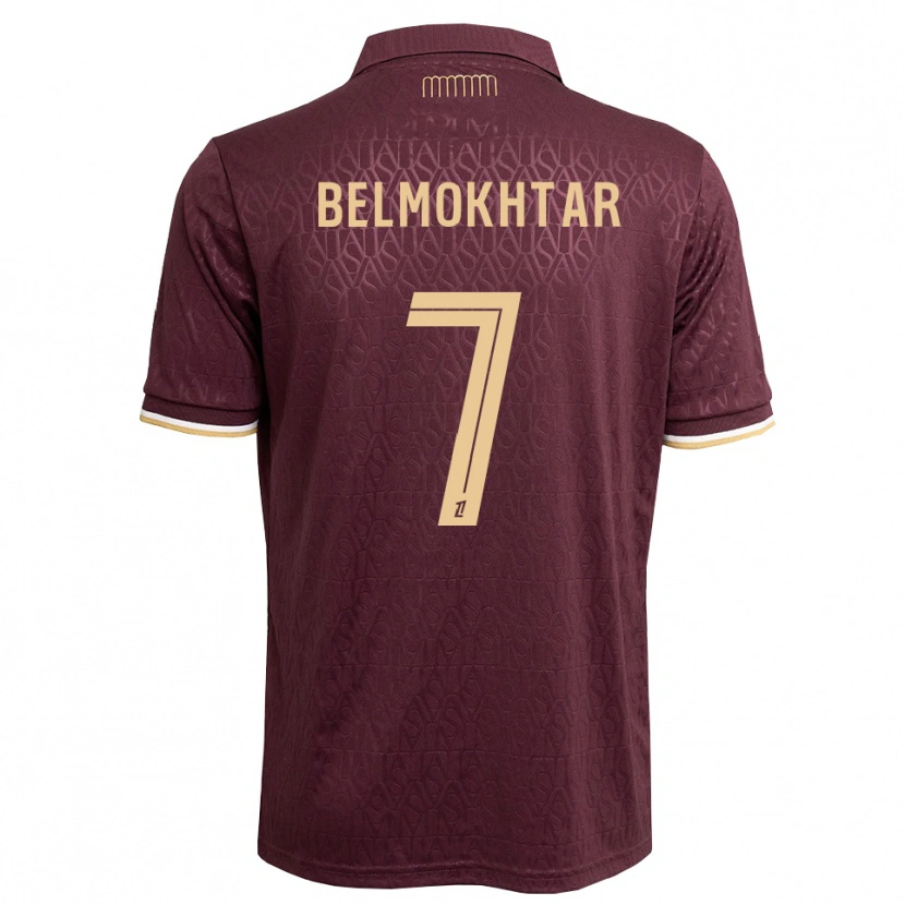 Danxen Homem Camisola Ilies Belmokhtar #7 Marrom Areia De Castanha Alternativa 2026/27 Camisa