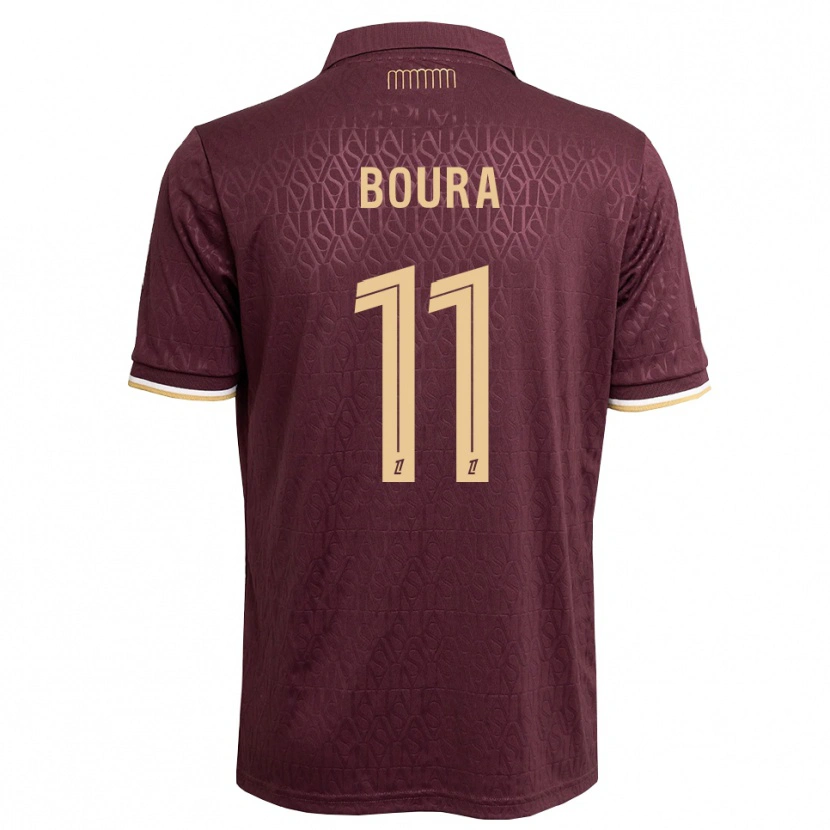 Danxen Homem Camisola Amal Boura #11 Marrom Areia De Castanha Alternativa 2026/27 Camisa