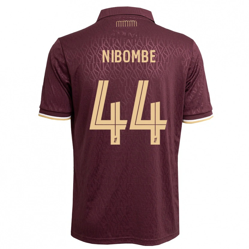 Danxen Homem Camisola Samuel Nibombe #44 Marrom Areia De Castanha Alternativa 2026/27 Camisa