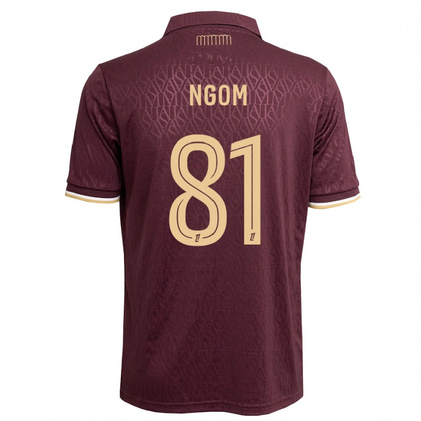 Danxen Homem Camisola Libasse Ngom #81 Marrom Areia De Castanha Alternativa 2026/27 Camisa