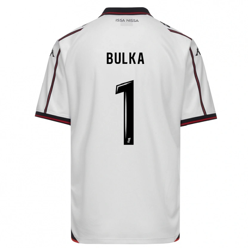 Danxen Homem Camisola Marcin Bulka #1 Preto Branco Alternativa 2026/27 Camisa
