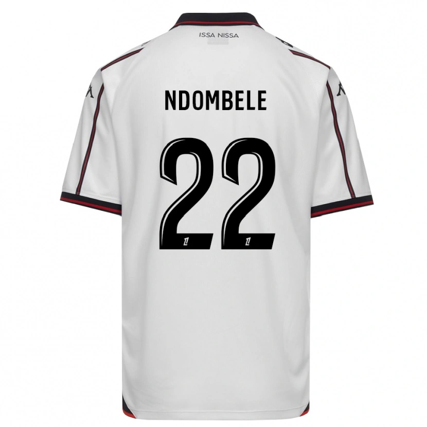 Danxen Homem Camisola Tanguy Ndombele #22 Preto Branco Alternativa 2026/27 Camisa