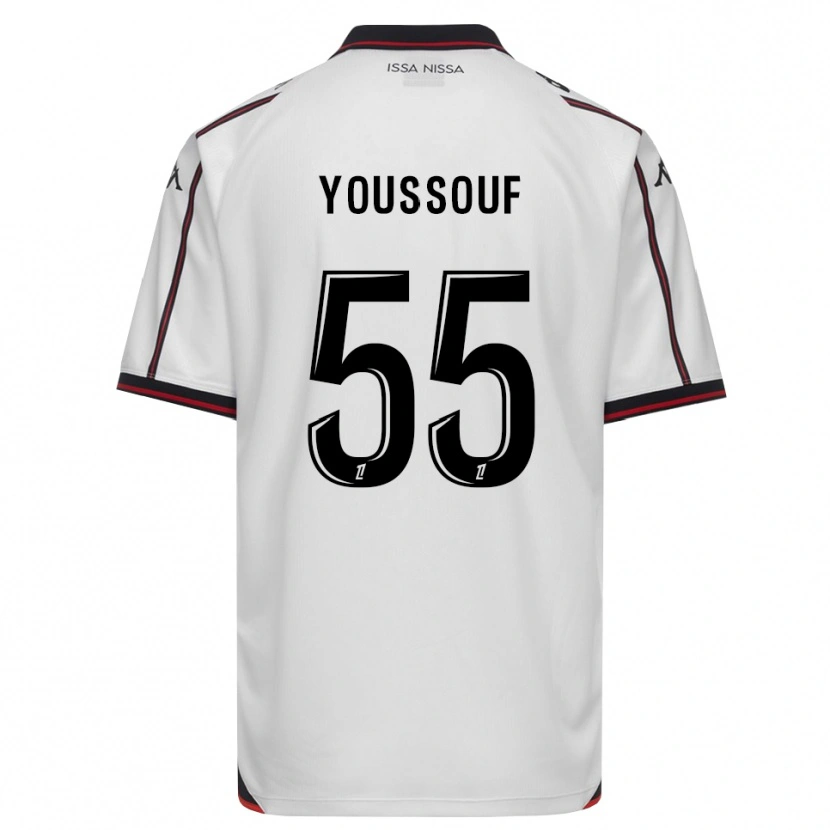 Danxen Homem Camisola Youssouf Ndayishimiye #55 Preto Branco Alternativa 2026/27 Camisa