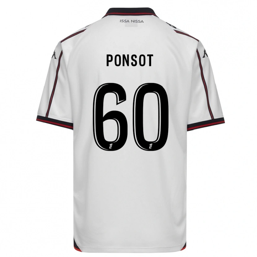 Danxen Homem Camisola Martin Ponsot #60 Preto Branco Alternativa 2026/27 Camisa