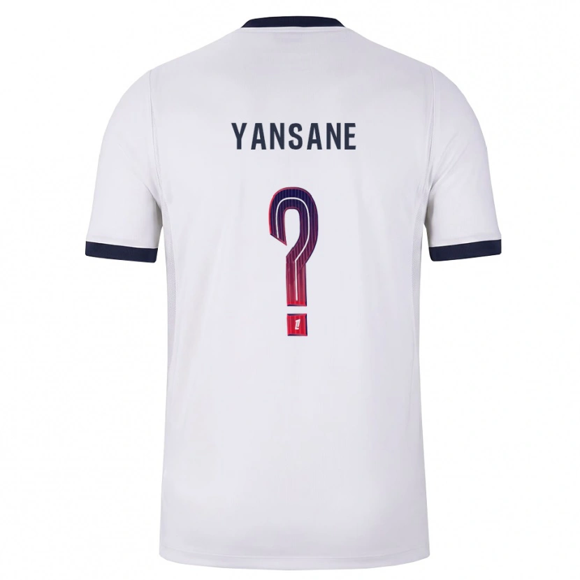 Danxen Homem Camisola Sekou Yansane #0 Branco Preto Vermelho Alternativa 2026/27 Camisa