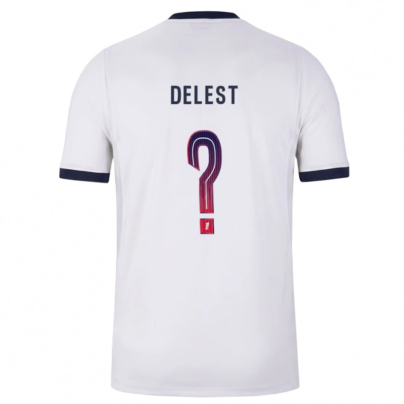 Danxen Homem Camisola Shadyl Delest #0 Branco Preto Vermelho Alternativa 2026/27 Camisa