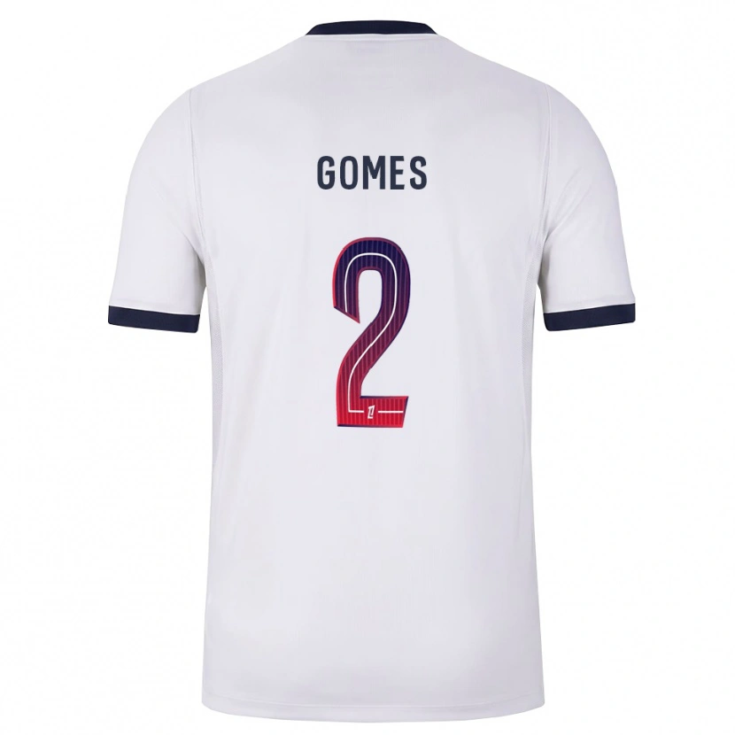 Danxen Homem Camisola Nicolas Gomes #2 Branco Preto Vermelho Alternativa 2026/27 Camisa