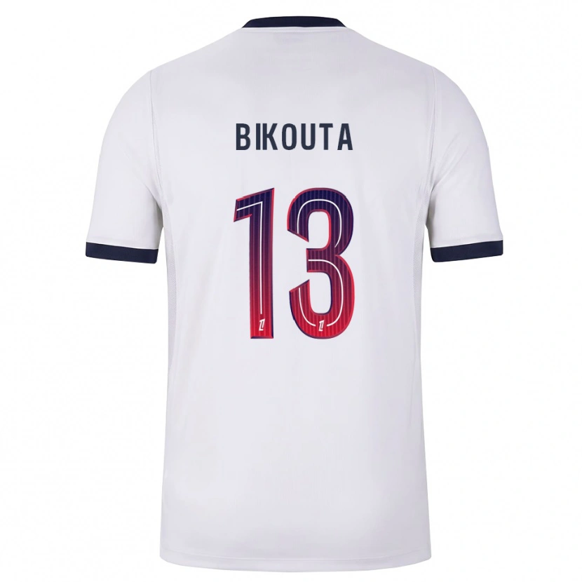 Danxen Homem Camisola Dan-Patrice Bikouta #13 Branco Preto Vermelho Alternativa 2026/27 Camisa