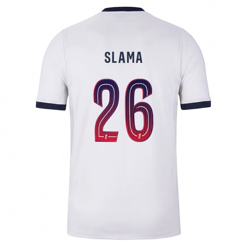 Danxen Homem Camisola Wassim Slama #26 Branco Preto Vermelho Alternativa 2026/27 Camisa