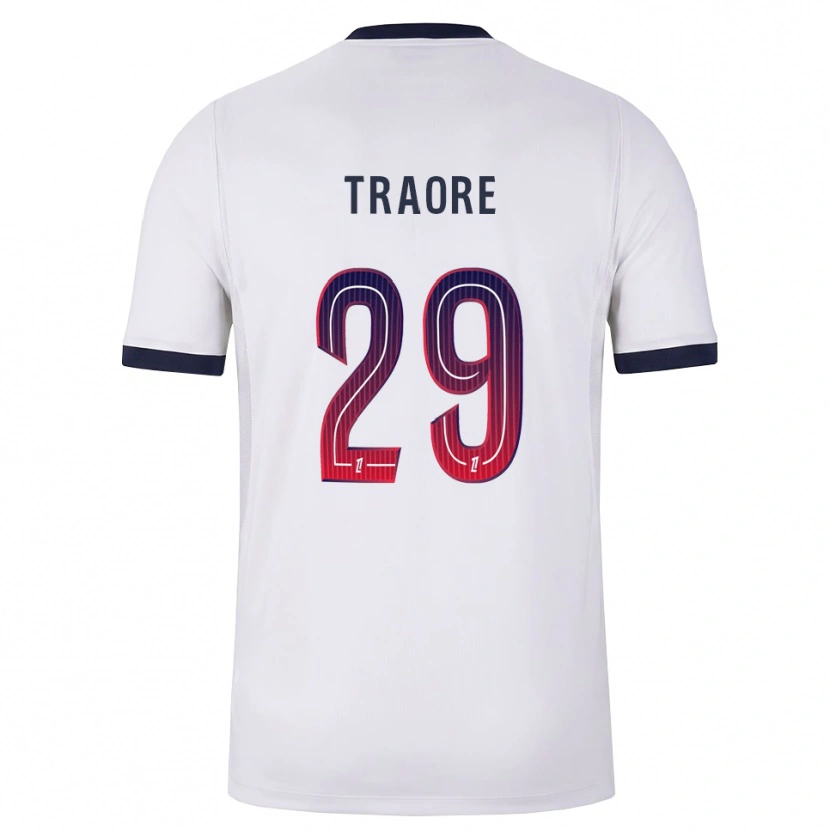 Danxen Homem Camisola Manssita Traoré #29 Branco Preto Vermelho Alternativa 2026/27 Camisa