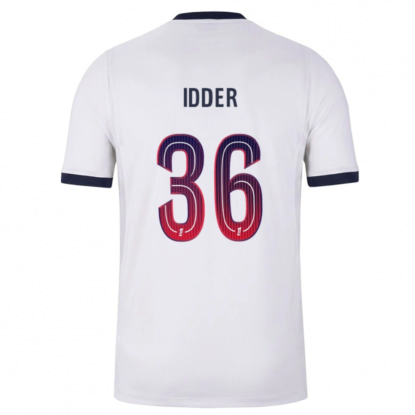 Danxen Homem Camisola Younes Idder #36 Branco Preto Vermelho Alternativa 2026/27 Camisa