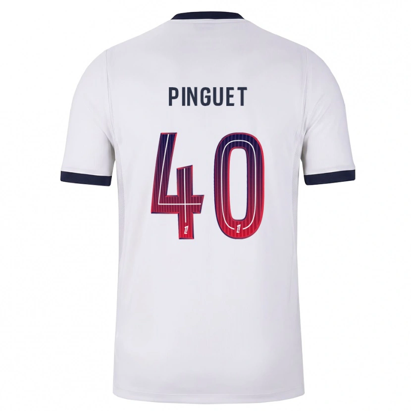 Danxen Homem Camisola Alice Pinguet #40 Branco Preto Vermelho Alternativa 2026/27 Camisa