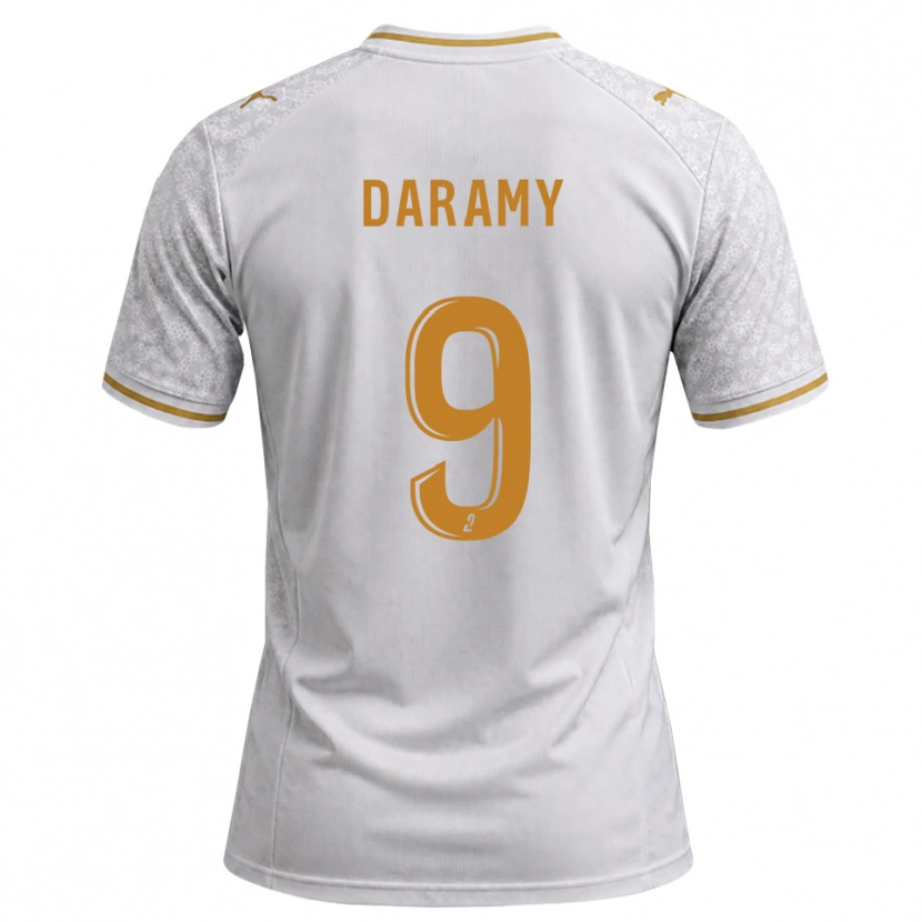Danxen Homem Camisola Mohamed Daramy #9 Cinza Dourado Branco Alternativa 2026/27 Camisa