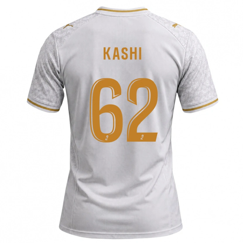 Danxen Homem Camisola Amine Kashi #62 Cinza Dourado Branco Alternativa 2026/27 Camisa