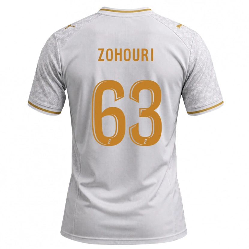 Danxen Homem Camisola Armel Zohouri #63 Cinza Dourado Branco Alternativa 2026/27 Camisa