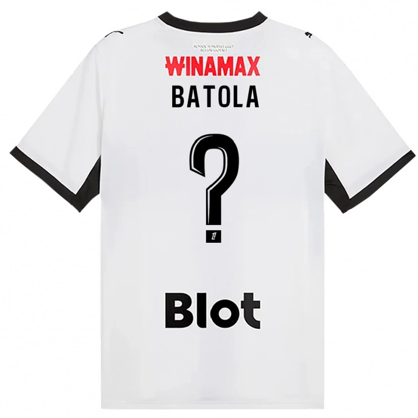 Danxen Homem Camisola Yann Batola #0 Preto Branco Vermelho Alternativa 2026/27 Camisa