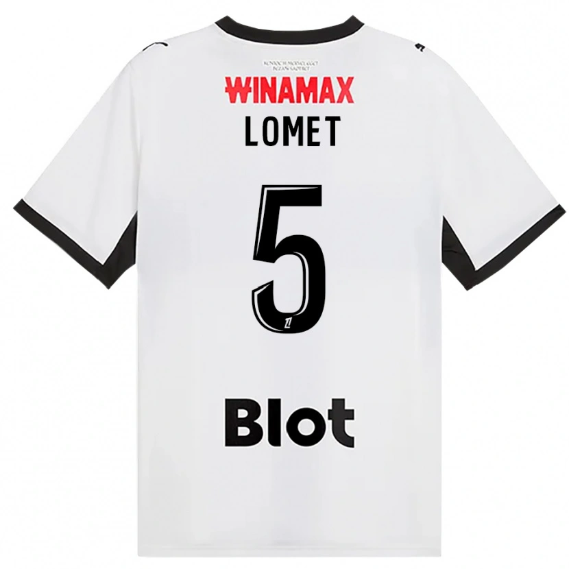 Danxen Homem Camisola Ruben Lomet #5 Preto Branco Vermelho Alternativa 2026/27 Camisa