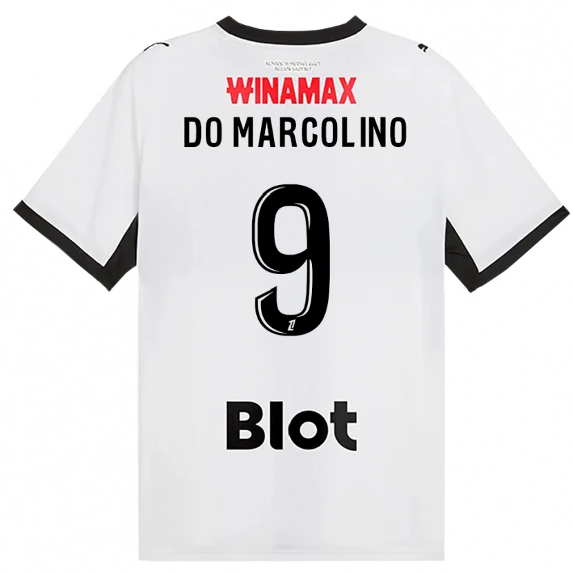 Danxen Homem Camisola Alan Do Marcolino #9 Preto Branco Vermelho Alternativa 2026/27 Camisa