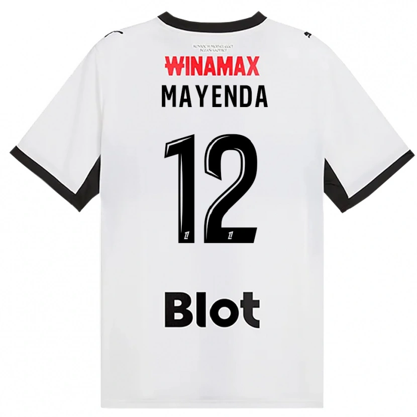 Danxen Homem Camisola Eliezer Mayenda #12 Preto Branco Vermelho Alternativa 2026/27 Camisa