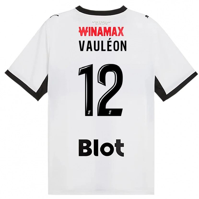 Danxen Homem Camisola Antoine Vauléon #12 Preto Branco Vermelho Alternativa 2026/27 Camisa
