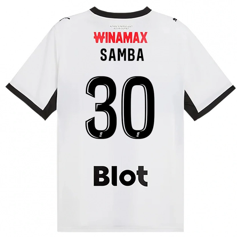 Danxen Homem Camisola Brice Samba #30 Preto Branco Vermelho Alternativa 2026/27 Camisa