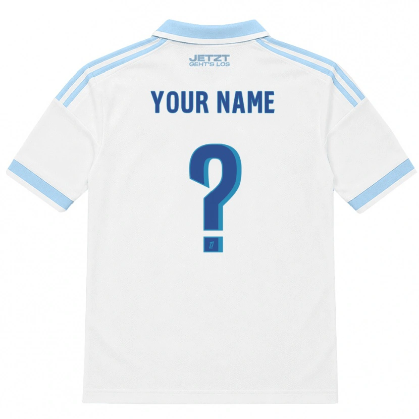 Danxen Homem Camisola Seu Nome #0 Azul Céu Claro Branco Vermelho Alternativa 2026/27 Camisa
