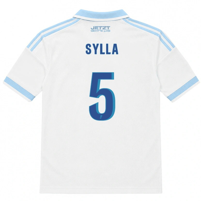 Danxen Homem Camisola Abakar Sylla #5 Azul Céu Claro Branco Vermelho Alternativa 2026/27 Camisa