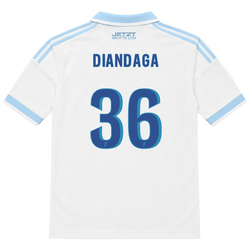 Danxen Homem Camisola Hermann Malonga #36 Azul Céu Claro Branco Vermelho Alternativa 2026/27 Camisa