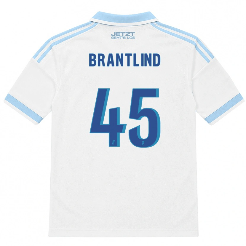 Danxen Homem Camisola Benjamin Brantlind #45 Azul Céu Claro Branco Vermelho Alternativa 2026/27 Camisa
