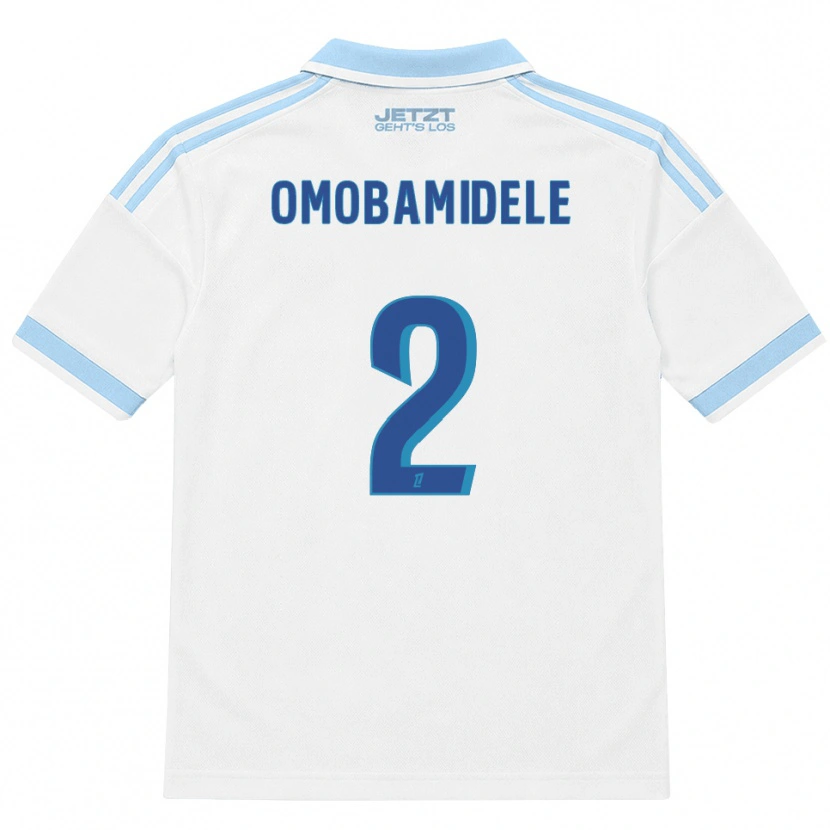 Danxen Homem Camisola Andrew Omobamidele #2 Azul Céu Claro Branco Vermelho Alternativa 2026/27 Camisa