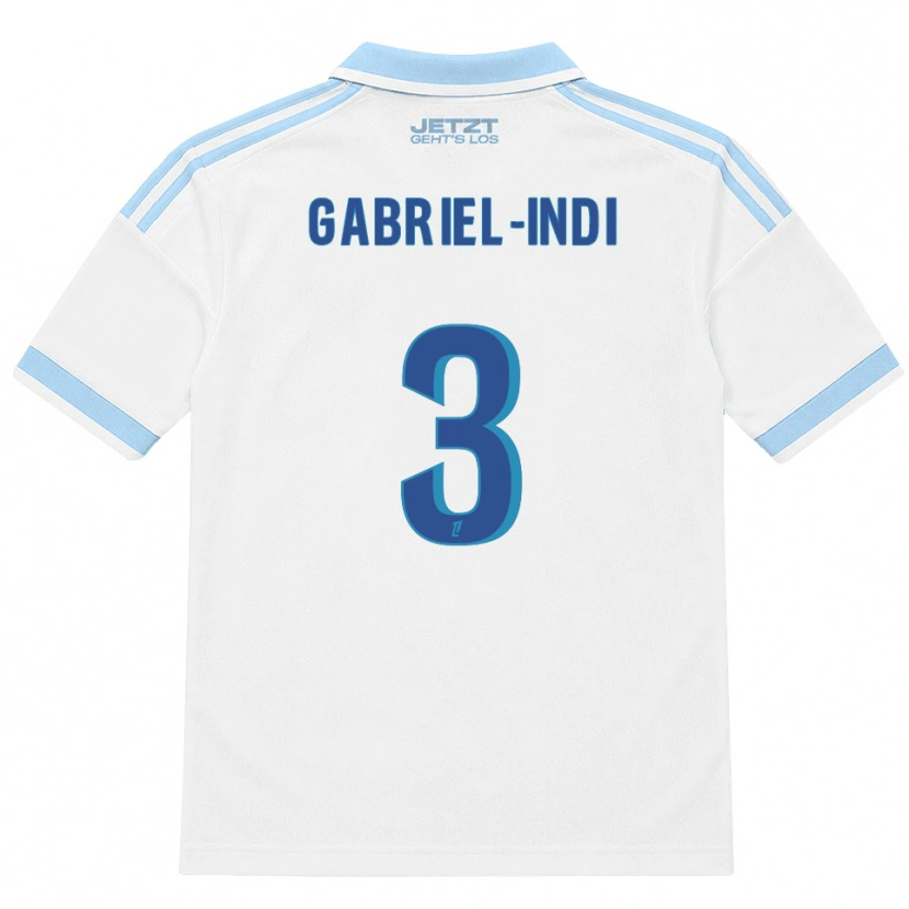 Danxen Homem Camisola Amizade Gabriel-Indi #3 Azul Céu Claro Branco Vermelho Alternativa 2026/27 Camisa