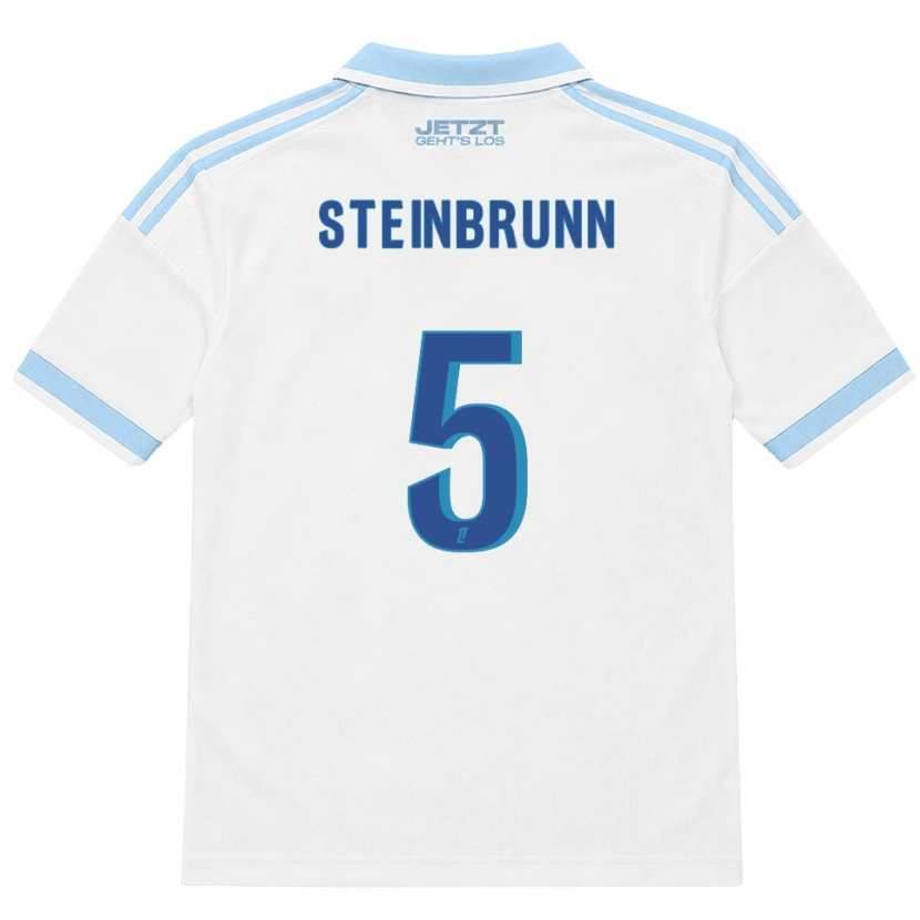 Danxen Homem Camisola Théo Steinbrunn #5 Azul Céu Claro Branco Vermelho Alternativa 2026/27 Camisa