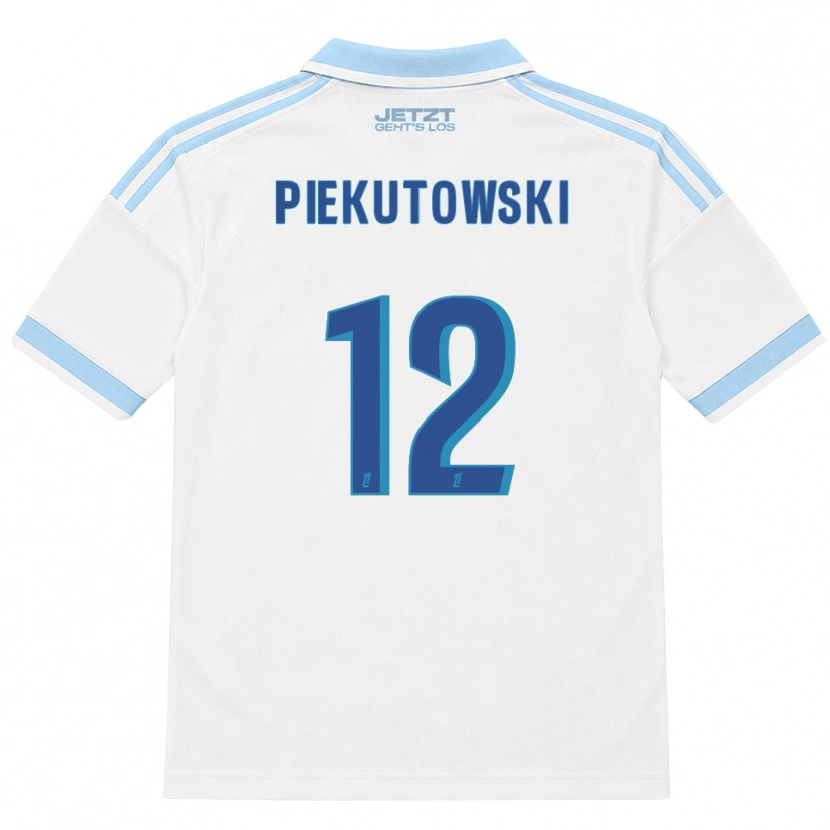 Danxen Homem Camisola Milosz Piekutowski #12 Azul Céu Claro Branco Vermelho Alternativa 2026/27 Camisa
