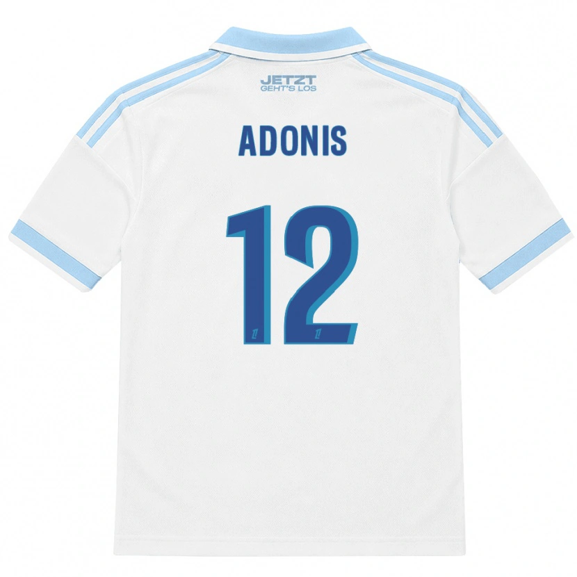 Danxen Homem Camisola Erwan Adonis #12 Azul Céu Claro Branco Vermelho Alternativa 2026/27 Camisa