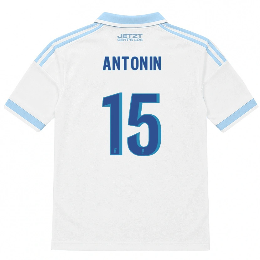 Danxen Homem Camisola Erwan Antonin #15 Azul Céu Claro Branco Vermelho Alternativa 2026/27 Camisa