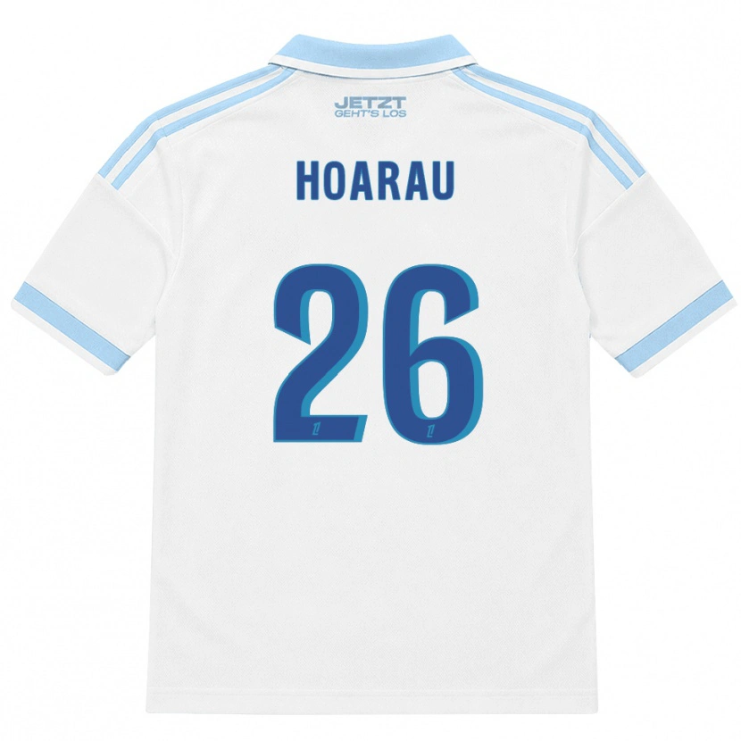 Danxen Homem Camisola Fanny Hoarau #26 Azul Céu Claro Branco Vermelho Alternativa 2026/27 Camisa