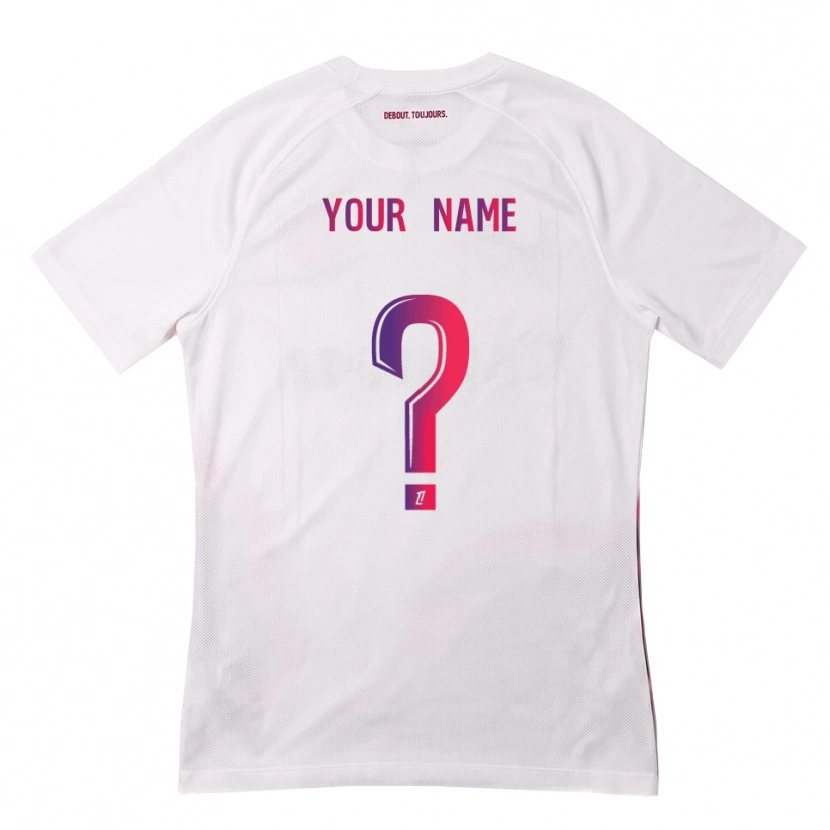 Danxen Homem Camisola Seu Nome #0 Branco Rosa Roxo Alternativa 2026/27 Camisa