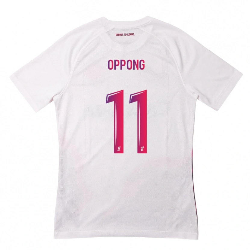 Danxen Homem Camisola Sion Oppong #11 Branco Rosa Roxo Alternativa 2026/27 Camisa