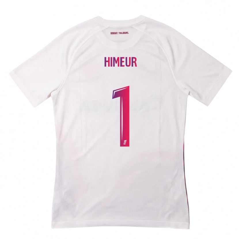 Danxen Homem Camisola Thomas Himeur #1 Branco Rosa Roxo Alternativa 2026/27 Camisa