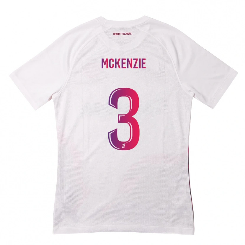 Danxen Homem Camisola Mark Mckenzie #3 Branco Rosa Roxo Alternativa 2026/27 Camisa