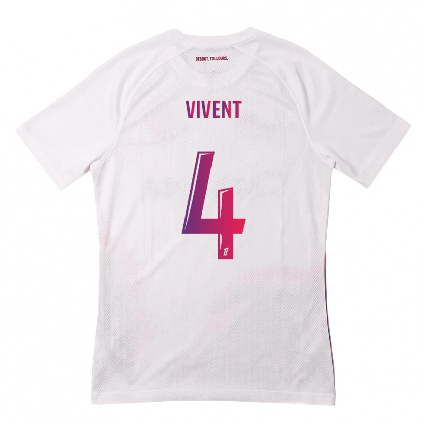 Danxen Homem Camisola Sacha Vivent #4 Branco Rosa Roxo Alternativa 2026/27 Camisa