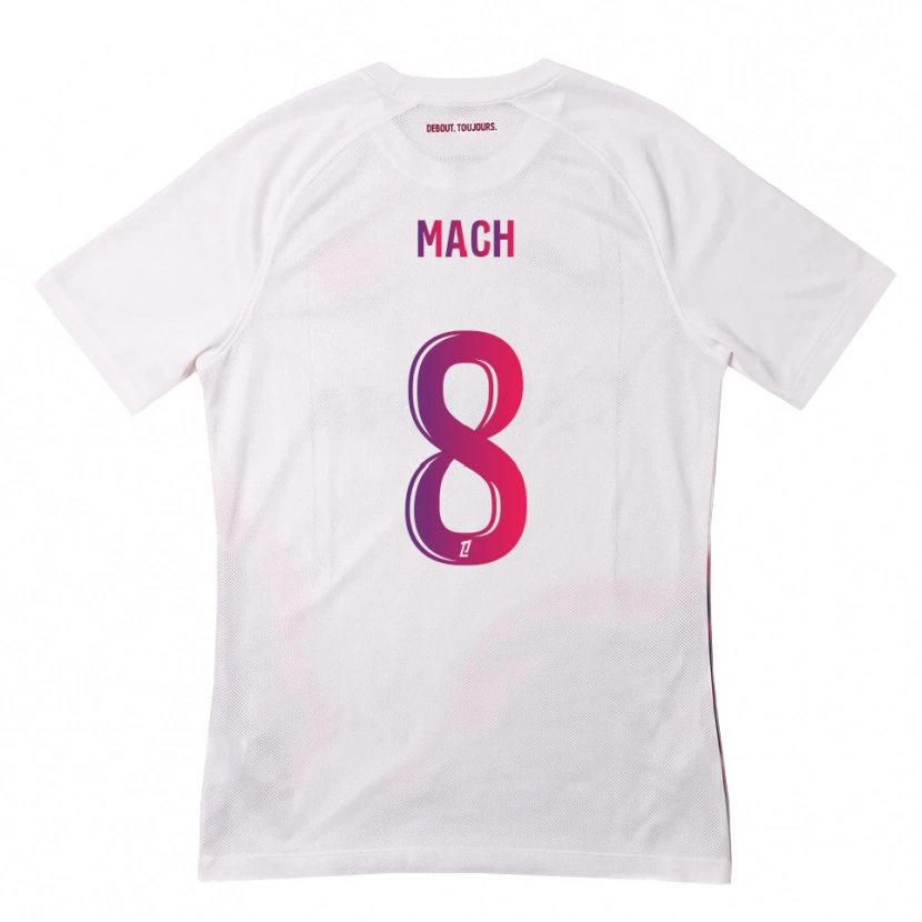 Danxen Homem Camisola Mattéo Mach #8 Branco Rosa Roxo Alternativa 2026/27 Camisa
